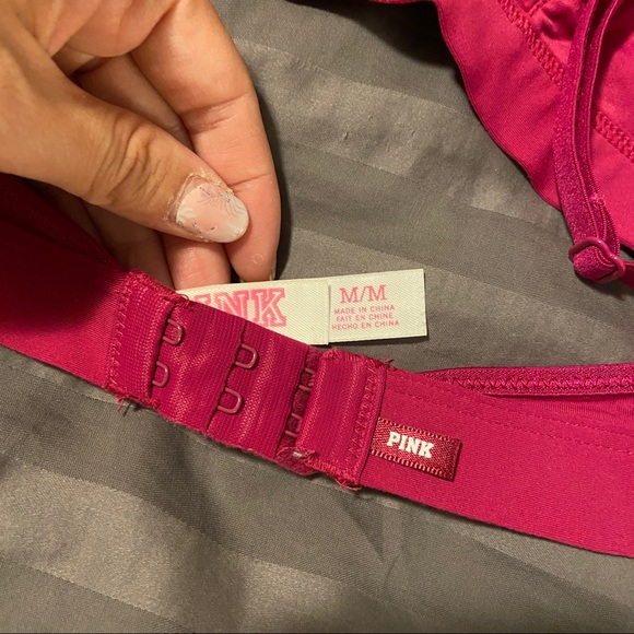PINK Victoria Secret lace bralets. Size Medium. - Picture 5 of 9